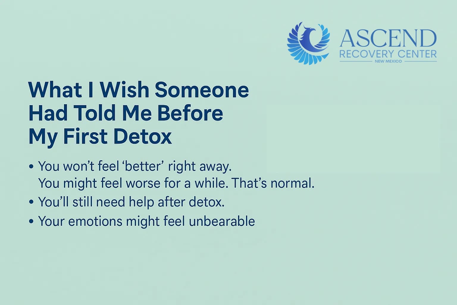 What to Do If a Drug Detox Program Didn’t Work for You